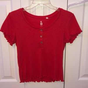 PacSun red top